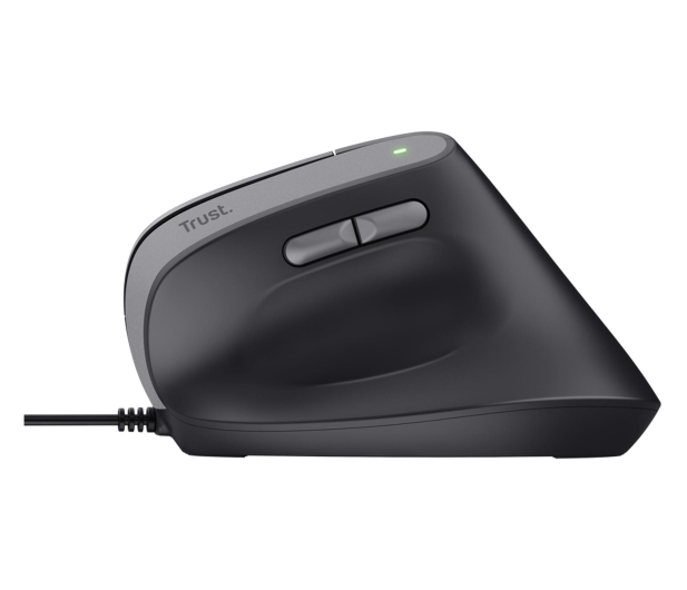 TRUST Mysz ergonomiczna przewodowa Bayo II czarna 25144 - 1489323 - zdjęcie 3